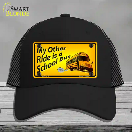 My Other Ride Novelty License Plate Hat Mesh / Black