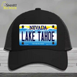 Lake Tahoe Nevada Novelty License Plate Hat Mesh / Black