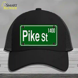 Pike St 1400 Novelty License Plate Hat Mesh / Black