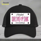 Drive Pink Maryland Novelty License Plate Hat Mesh / Black