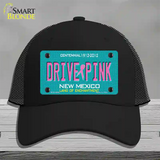 Drive Pink New Mexico Novelty License Plate Hat Mesh / Black