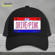 Drive Pink Ohio Novelty License Plate Hat Mesh / Black