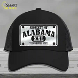 Property Of Alabama Novelty License Plate Hat Mesh / Black