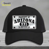 Property Of Arizona Novelty License Plate Hat Mesh / Black