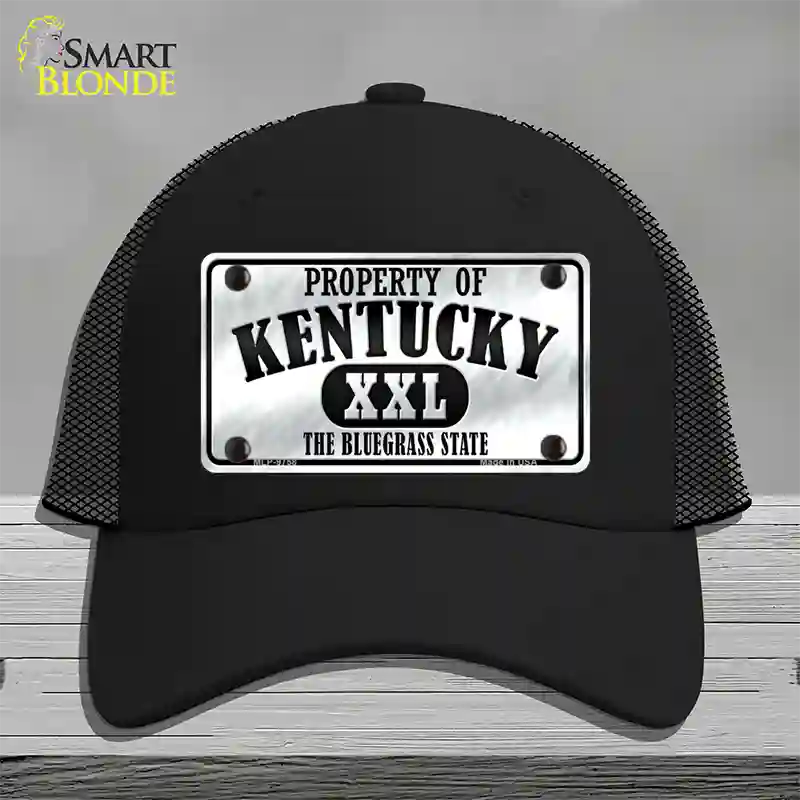 Property Of Kentucky Novelty License Plate Hat Mesh / Black