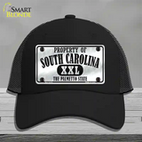 Property Of South Carolina Novelty License Plate Hat Mesh / Black