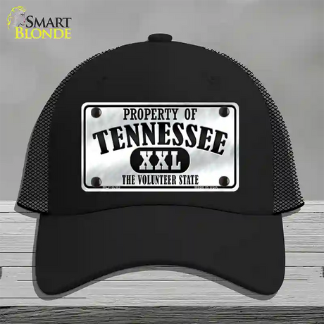 Property Of Tennessee Novelty License Plate Hat Mesh / Black