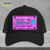 Connecticut Girl Novelty License Plate Hat Mesh / Black