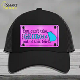 Georgia Girl Novelty License Plate Hat Mesh / Black