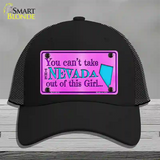 Nevada Girl Novelty License Plate Hat Mesh / Black