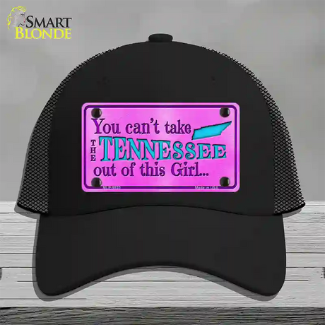 Tennessee Girl Novelty License Plate Hat Mesh / Black