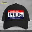 Appaloosa Idaho Novelty License Plate Hat Mesh / Black