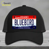 Bluebird Idaho Novelty License Plate Hat Mesh / Black