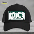 Native Colorado Novelty License Plate Hat Mesh / Black