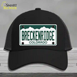 Breckenridge Colorado Novelty License Plate Hat Mesh / Black