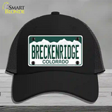 Breckenridge Colorado Novelty License Plate Hat Mesh / Black