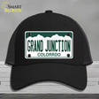 Grand Junction Colorado Novelty License Plate Hat Mesh / Black