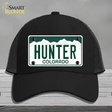 Hunter Colorado Novelty License Plate Hat Mesh / Black