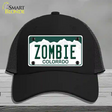 Zombie Colorado Novelty License Plate Hat Mesh / Black