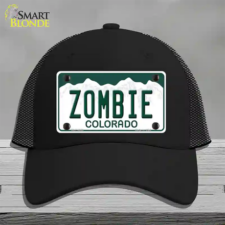 Zombie Colorado Novelty License Plate Hat Mesh / Black