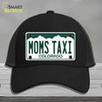 Moms Taxi Colorado Novelty License Plate Hat Mesh / Black