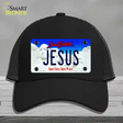 Jesus South Dakota Novelty License Plate Hat Mesh / Black