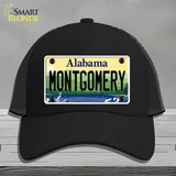 Montgomery Alabama Novelty License Plate Hat Mesh / Black