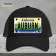 Auburn Alabama Novelty License Plate Hat Mesh / Black