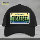 Tuskegee Alabama Novelty License Plate Hat Mesh / Black