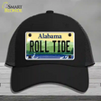 Roll Tide Alabama Novelty License Plate Hat Mesh / Black