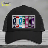 Alabama License Plate Art Novelty License Plate Hat Mesh / Black