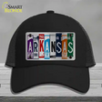 Arkansas License Plate Art Novelty License Plate Hat Mesh / Black