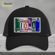 Iowa License Plate Art Novelty License Plate Hat Mesh / Black