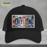 Maryland License Plate Art Novelty License Plate Hat Mesh / Black