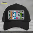 Michigan License Plate Art Novelty License Plate Hat Mesh / Black