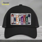 Nevada License Plate Art Novelty License Plate Hat Mesh / Black