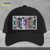 North Carolina License Plate Art Novelty License Plate Hat Mesh / Black