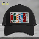 Texas License Plate Art Novelty License Plate Hat Mesh / Black