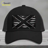 Alabama Carbon Fiber Novelty License Plate Hat Mesh / Black