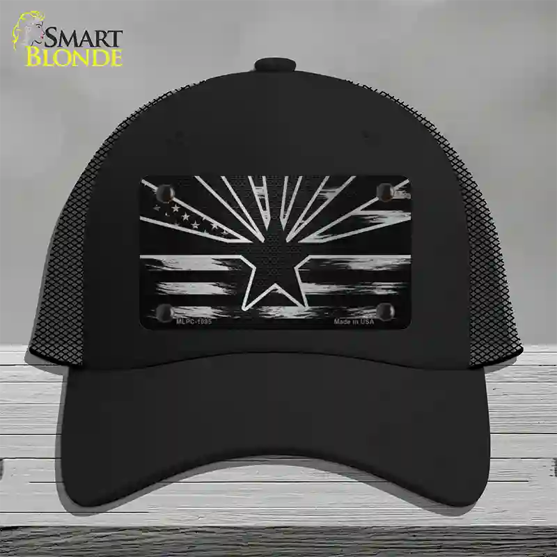 Arizona Carbon Fiber Novelty License Plate Hat Mesh / Black