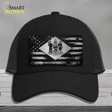 Delaware Carbon Fiber Novelty License Plate Hat Mesh / Black