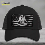 Louisiana Carbon Fiber Novelty License Plate Hat Mesh / Black