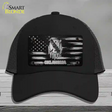 Oklahoma Carbon Fiber Novelty License Plate Hat Mesh / Black