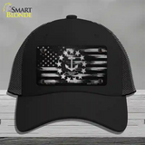 Rhode Island Carbon Fiber Novelty License Plate Hat Mesh / Black