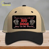 Big Dogs Black Novelty License Plate Hat Mesh / Khaki|Black