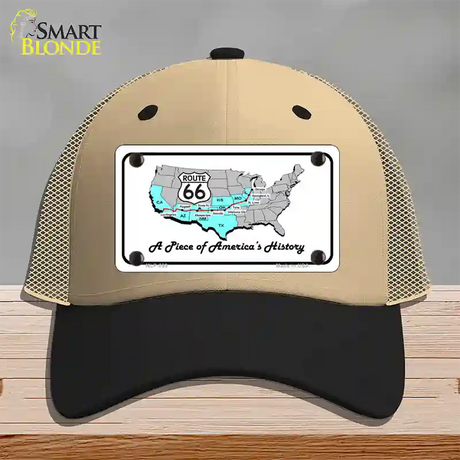 A Piece Of History Novelty License Plate Hat Mesh / Khaki|Black