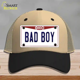 Bad Boy Ohio Novelty License Plate Hat Mesh / Khaki|Black