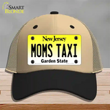 Moms Taxi New Jersey Novelty License Plate Hat Mesh / Khaki|Black