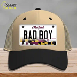 Bad Boy Maryland Novelty License Plate Hat Mesh / Khaki|Black