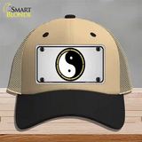 Yin And Yang Novelty License Plate Hat Mesh / Khaki|Black